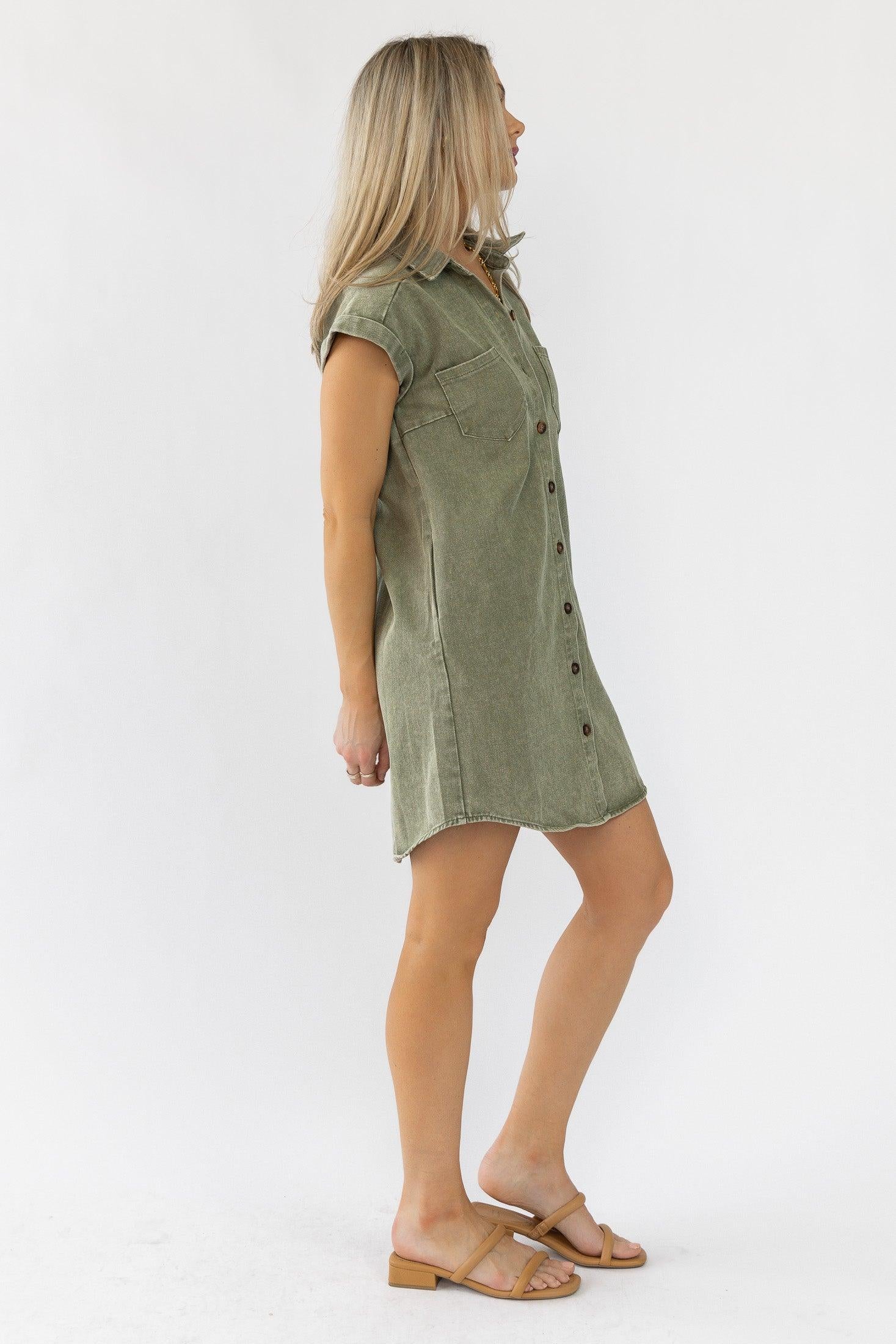 Luella Olive Denim Dress - Final Sale