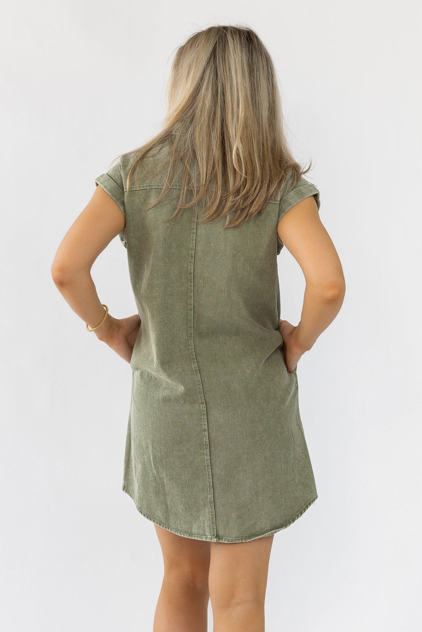 Luella Olive Denim Dress - Final Sale