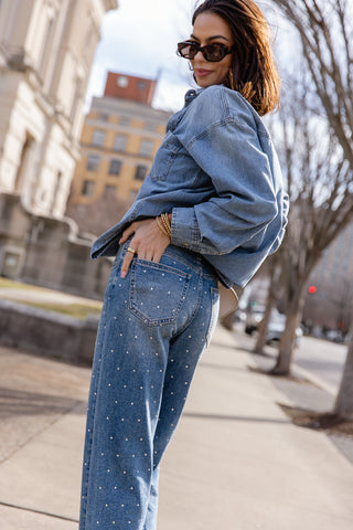 Luna Rhinestone Jean