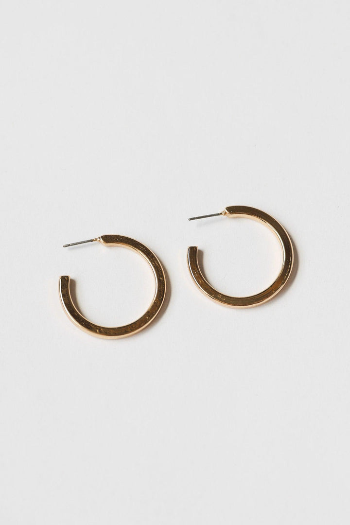 Lynsey Gold Hoop Earrings - Final Sale