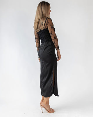 Melody Black Lace Top