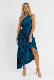 Monroe Blue Maxi Dress - Final Sale