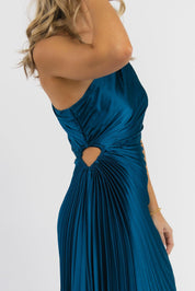 Monroe Blue Maxi Dress - Final Sale