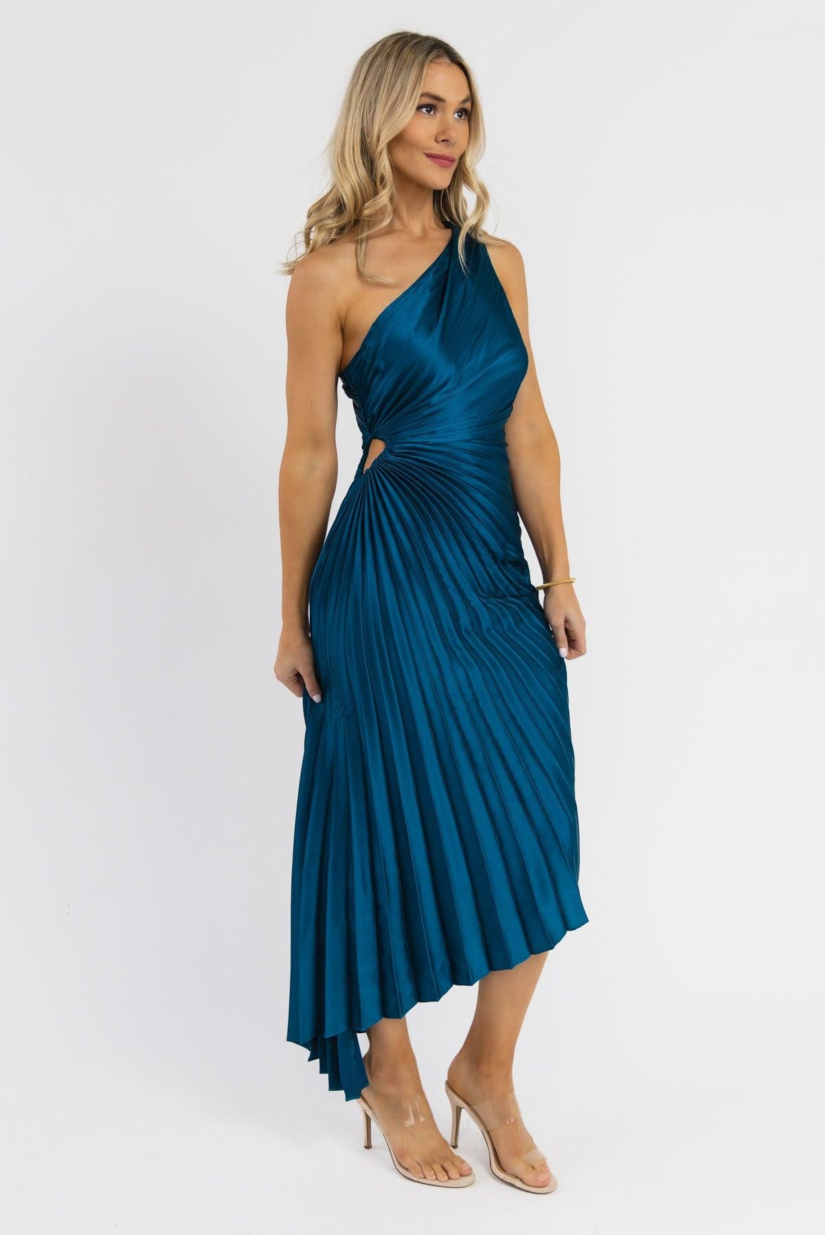 Monroe Blue Maxi Dress - Final Sale