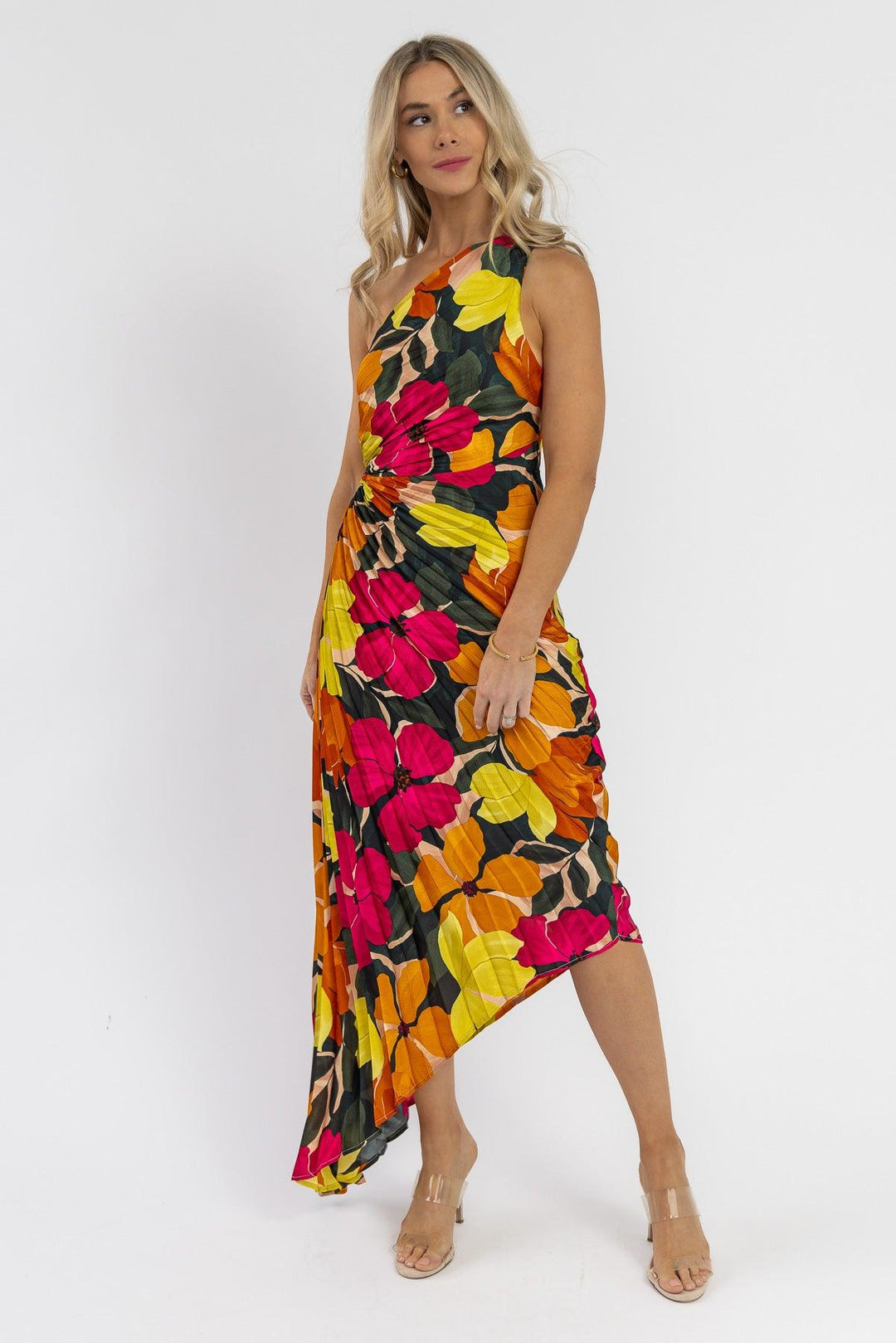 Monroe Pink Floral Maxi Dress - Final Sale