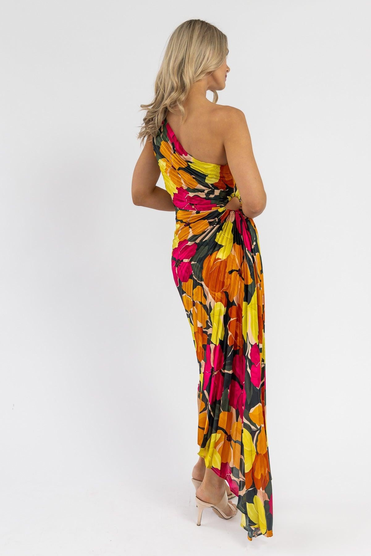 Monroe Pink Floral Maxi Dress - Final Sale