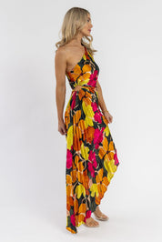 Monroe Pink Floral Maxi Dress - Final Sale