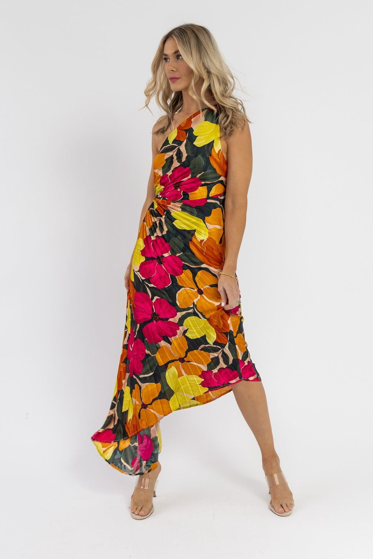 Monroe Pink Floral Maxi Dress - Final Sale