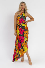 Monroe Pink Floral Maxi Dress - Final Sale