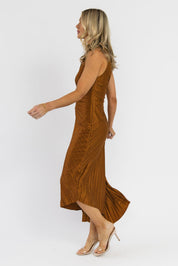 Monroe Golden Maxi Dress - Final Sale