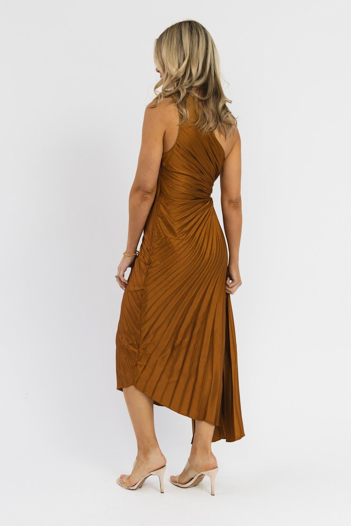 Monroe Golden Maxi Dress - Final Sale