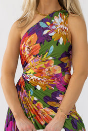 Monroe Purple Floral Maxi Dress - Final Sale