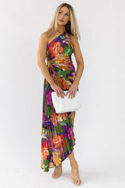 Monroe Purple Floral Maxi Dress - Final Sale