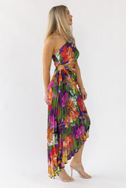 Monroe Purple Floral Maxi Dress - Final Sale