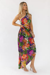 Monroe Purple Floral Maxi Dress - Final Sale