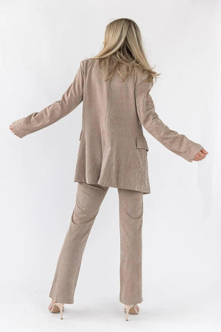 Posh Company Mocha Twill Set