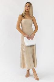 Rosalie Natural Knit Maxi Dress