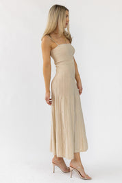 Rosalie Natural Knit Maxi Dress