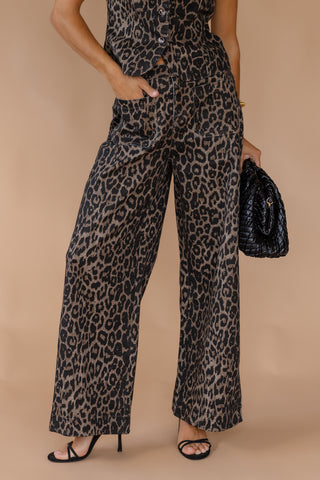 Bardot Leopard Print Pant