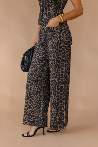 Bardot Leopard Print Pant