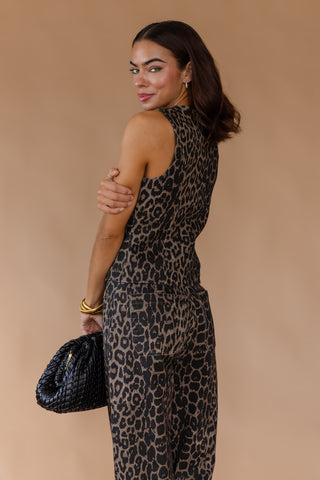 Bardot Leopard Print Vest