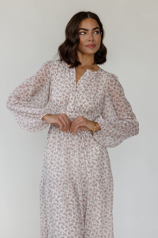 Ember Maxi Dress - Mauve Floral