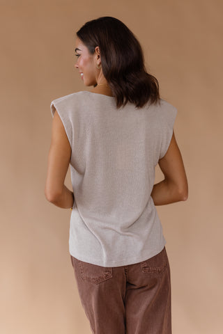 Veda Knit Top - Oatmeal