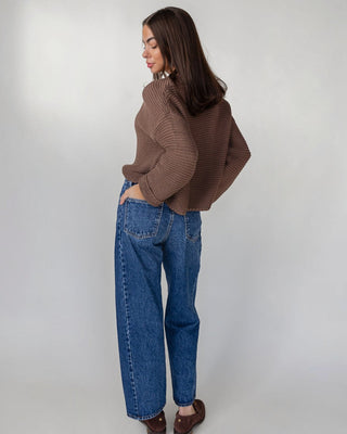 Sable Knit Sweater - Chocolate