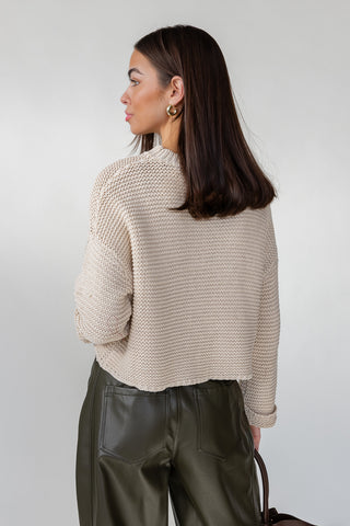 Sable Knit Sweater - Cream