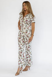 Sadie Floral Print Jumpsuit