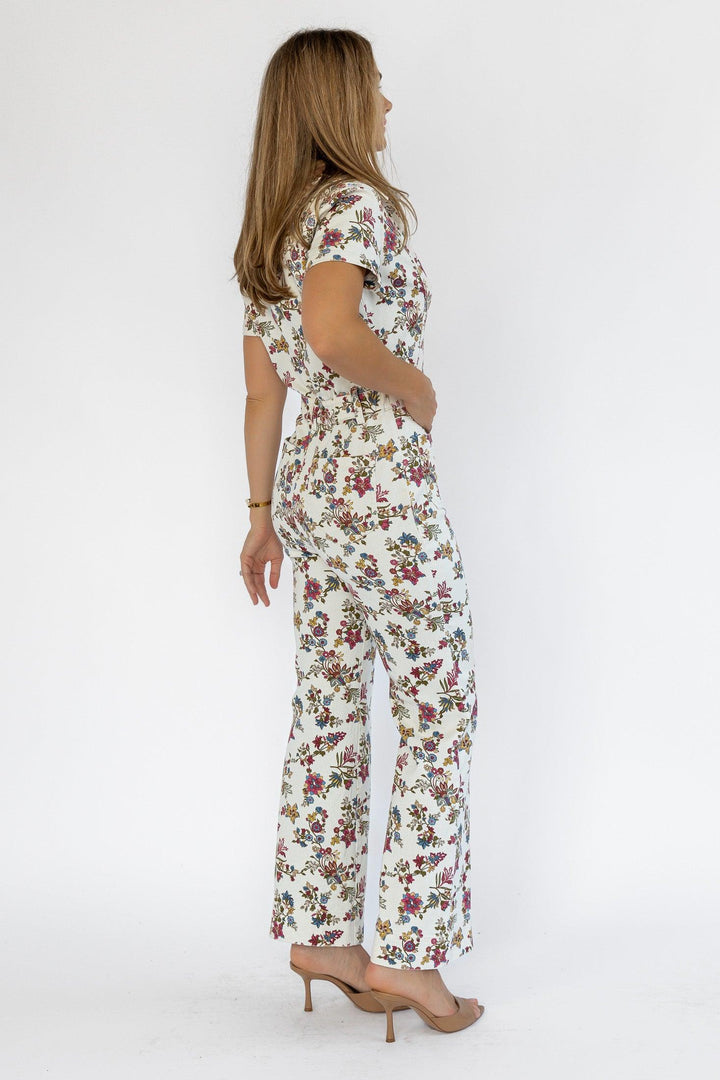 Sadie Floral Print Jumpsuit