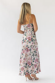 Scarlette Ivory Floral Midi Dress - Final Sale