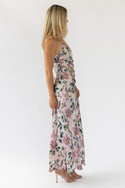 Scarlette Ivory Floral Midi Dress - Final Sale