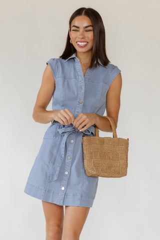 Seaside Denim Mini Dress