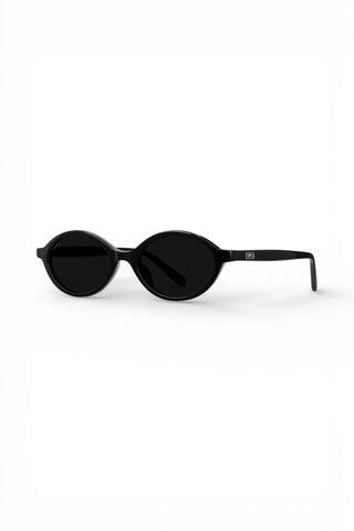 Selene Sunglasses: Black/Triple Black Lens