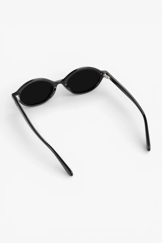 Selene Sunglasses: Black/Triple Black Lens