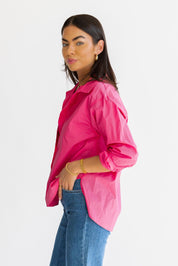 Selenia Pink Poplin Shirt - Final Sale