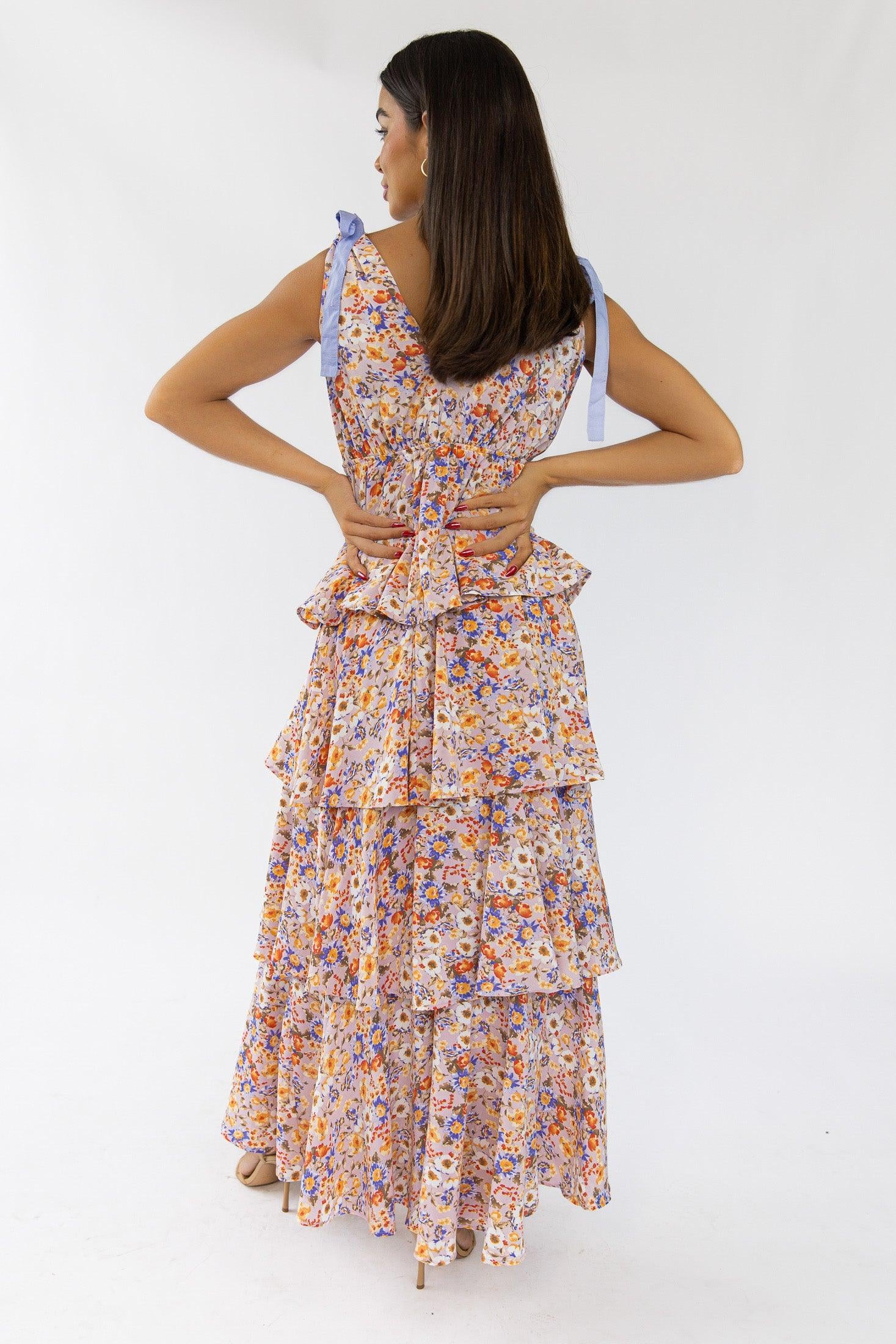 Shaina Rosey Floral Maxi Dress - Final Sale