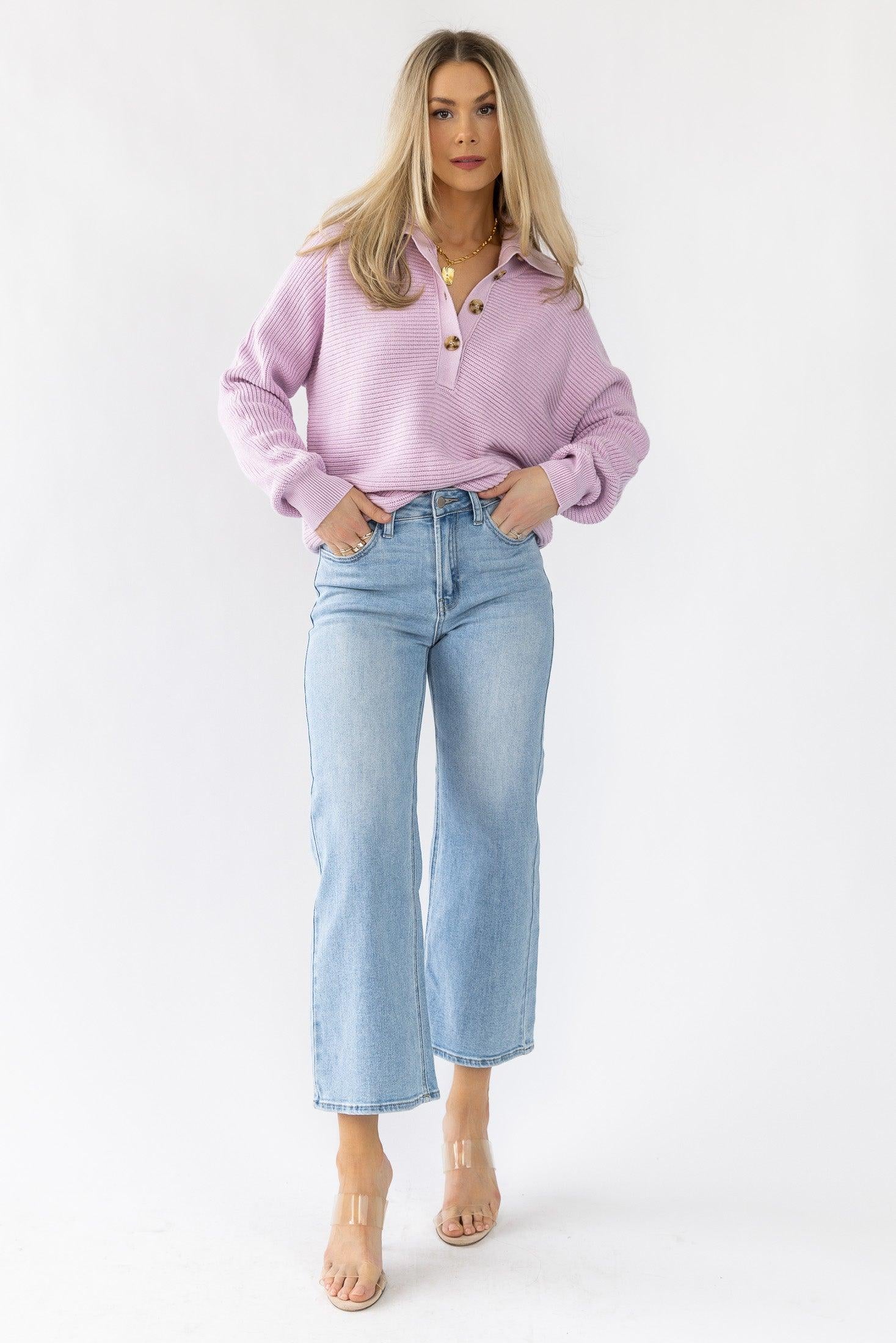 Stellan Slim Wide Leg Jeans - Final Sale