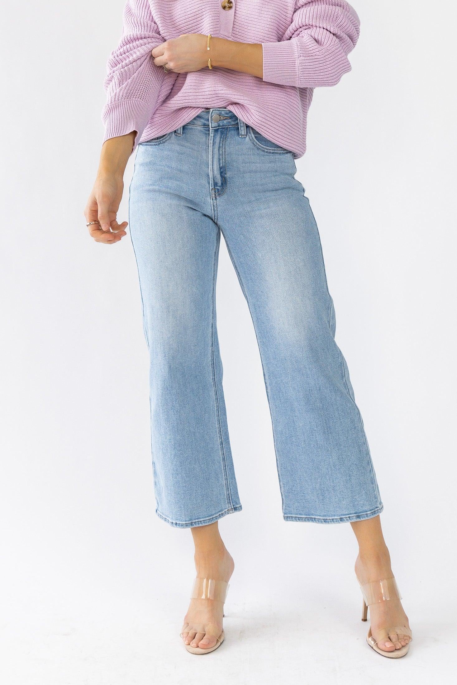 Stellan Slim Wide Leg Jeans - Final Sale