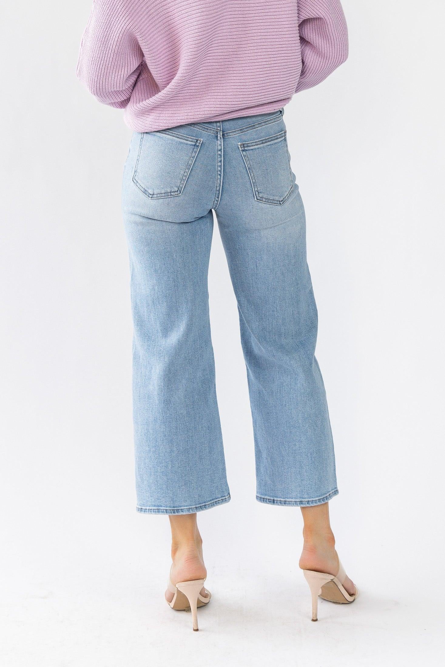 Stellan Slim Wide Leg Jeans - Final Sale