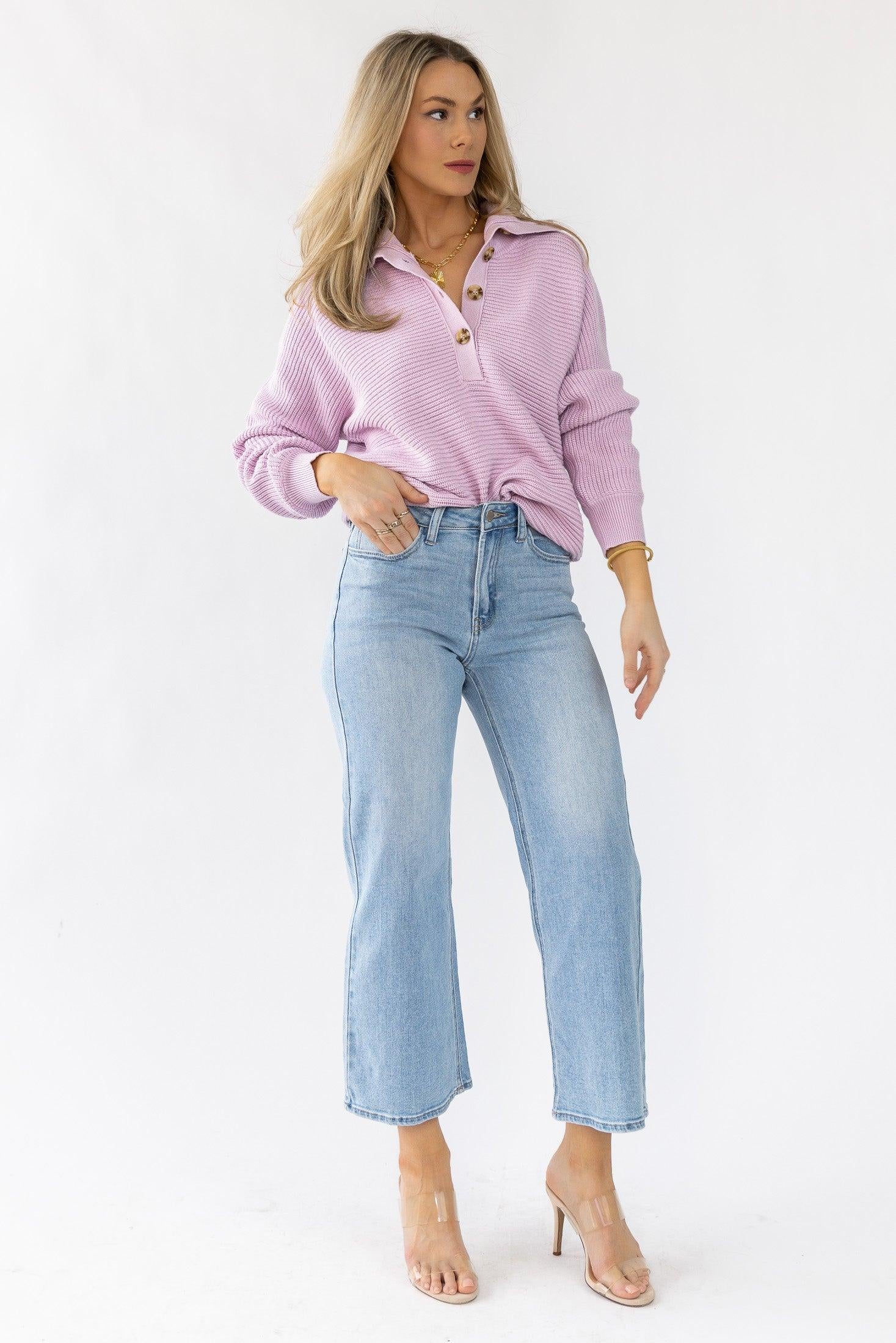 Stellan Slim Wide Leg Jeans - Final Sale