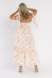 Sweet Serenade Blush Floral Maxi Dress - Final Sale