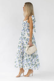 Sweet Serenade Blue Floral Maxi Dress - Final Sale