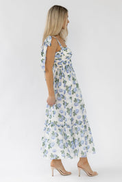 Sweet Serenade Blue Floral Maxi Dress - Final Sale