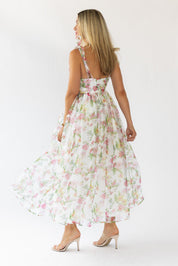 Thalia Floral Tie Shoulder Maxi Dress - Final Sale