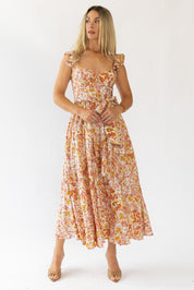 Vara Corset Floral Maxi Dress - Final Sale