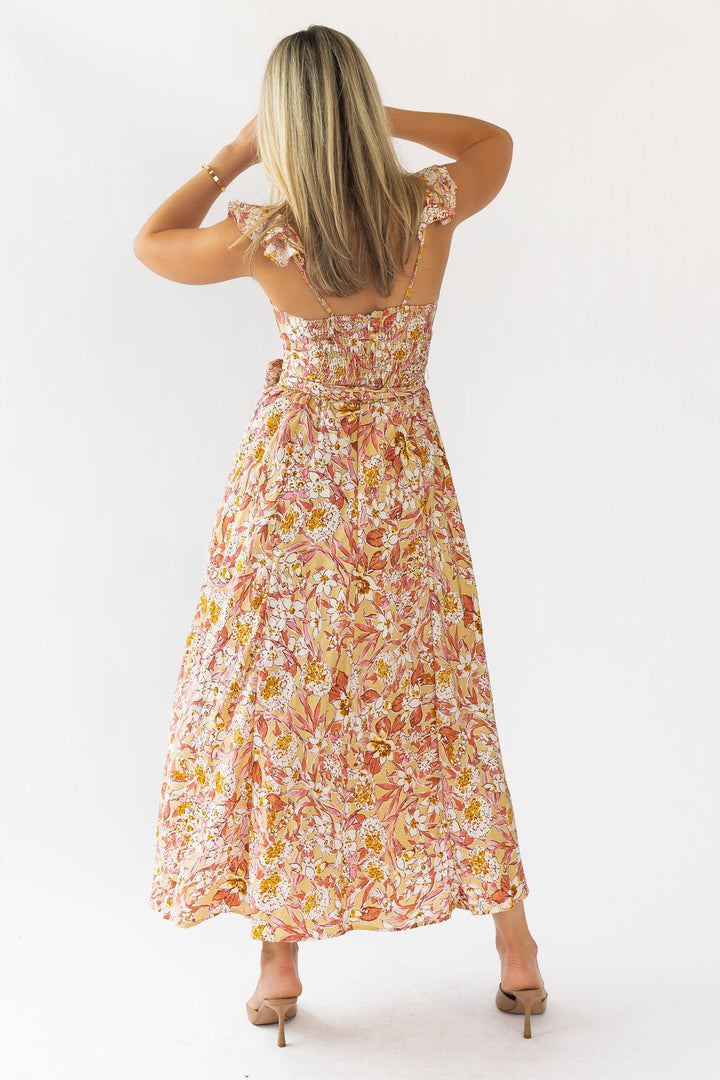 Vara Corset Floral Maxi Dress - Final Sale