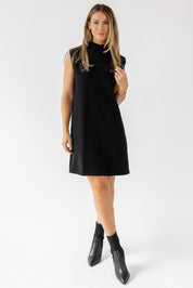 Verona Black Knit Mini Dress