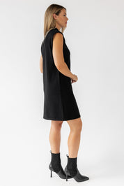 Verona Black Knit Mini Dress